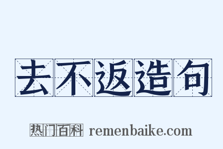 去不返造句是什么意思的图片